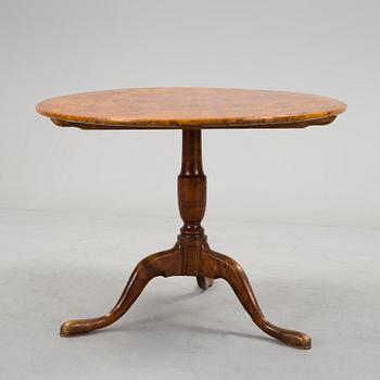 A Swedish 18th century tilt-top table by J Sjölin, master 1767-1785.