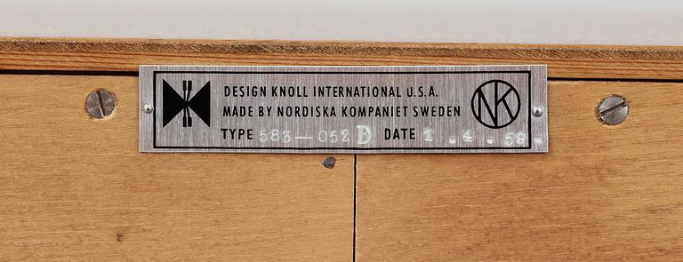 SIDEBOARD, Florence Knoll, Knoll International, Nordiska Kompaniet, 1960-tal.