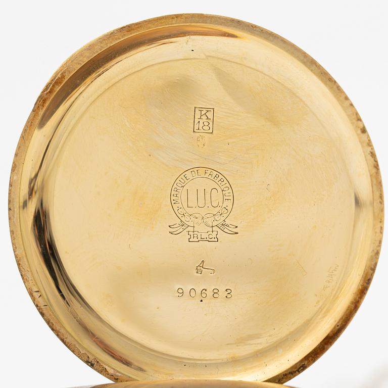 L.U.C., “Chopard”, pocket watch, hunter, 51 mm.