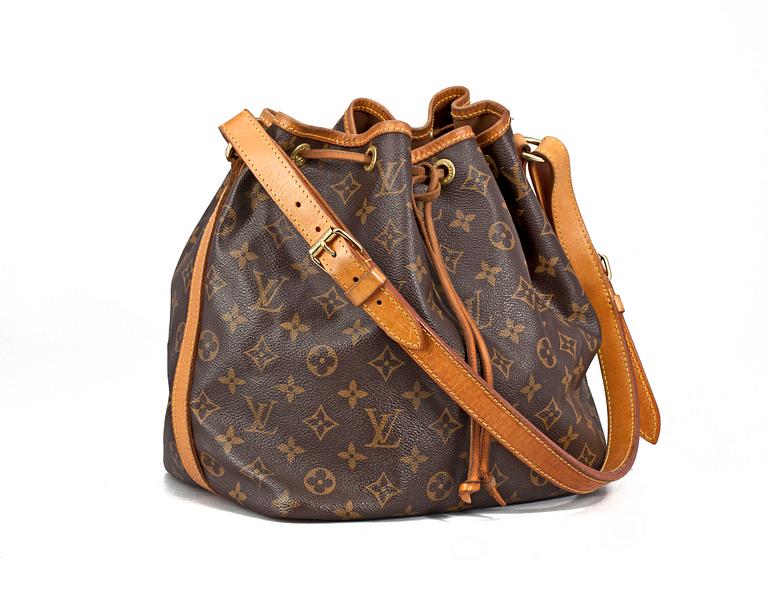 A 1990s monogram canvas handbag by Louis Vuitton, "Noé".