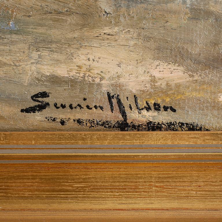 SEVERIN NILSON, Olja på duk, signerad.