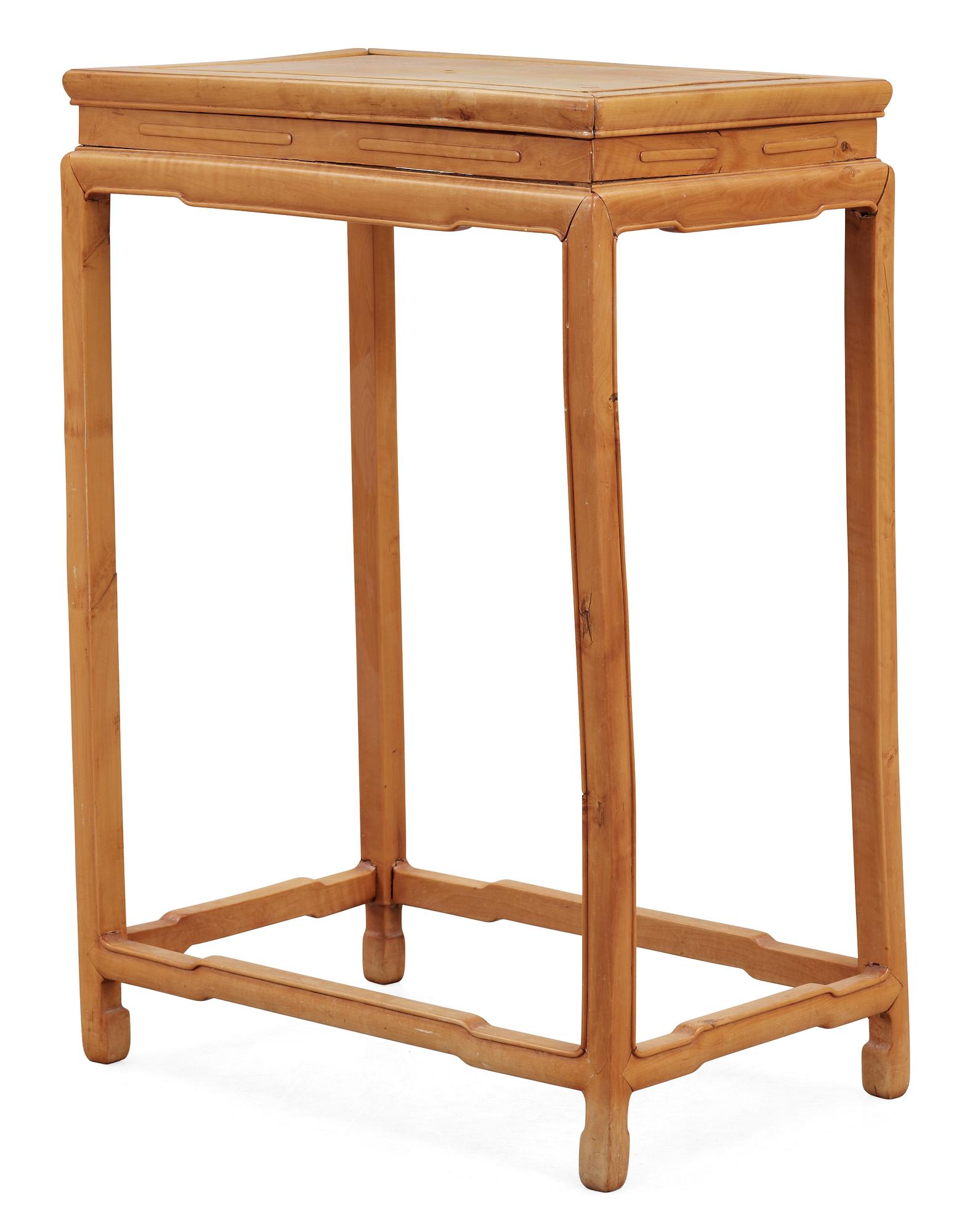 BORD, hardwood. Kina, Qing dynastin (1644-1912).