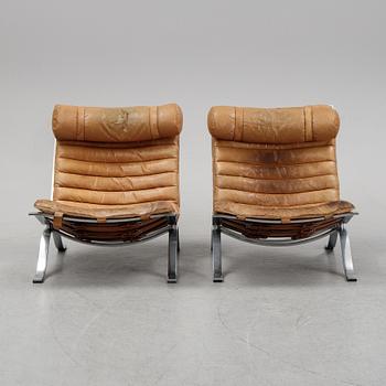 A pair of 'Ari' lounge chairs by Arne Norell, designed 1966.