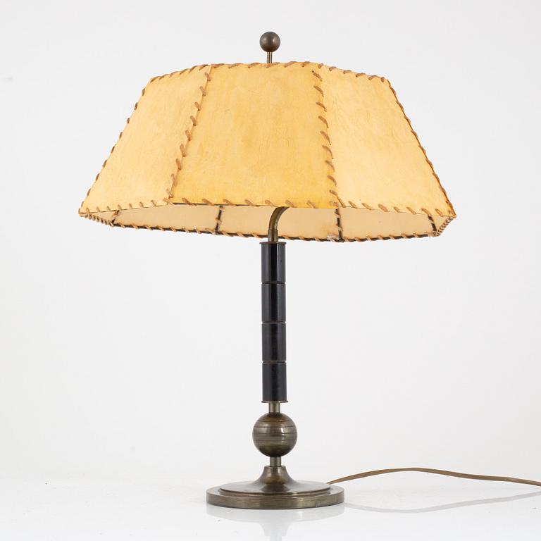 Harald Notini, bordslampa, modell "15008", Arvid Böhlmarks Lampfabrik, 1930-tal.