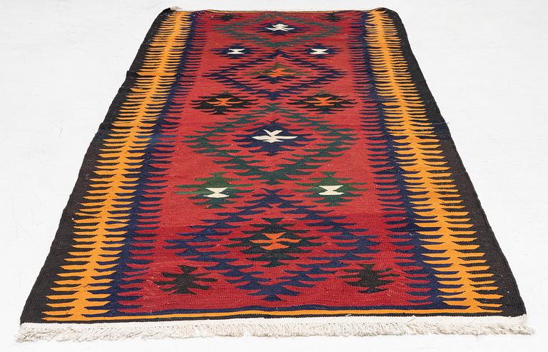 Carpet, Northwest Persian kilim, 308 x 129 cm.