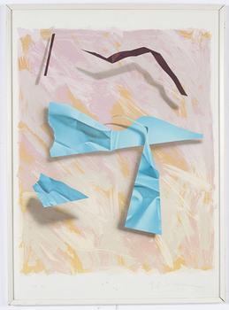 Yrjö Edelmann, "Floating paper objects".