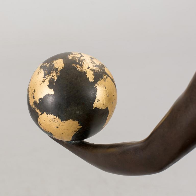 MARIE-MADELEINE GAUTIER, skulptur, patinerad metall, signerad samt numrerad 1/8.