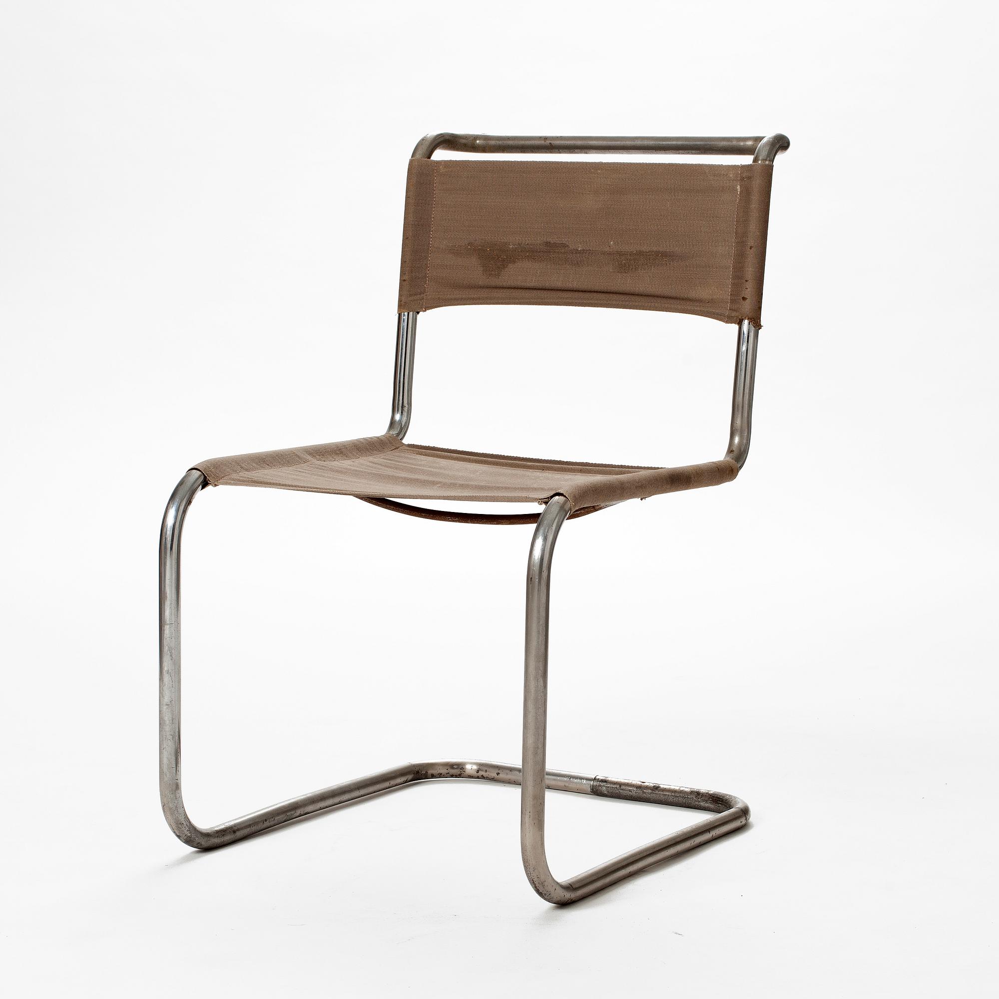STOL, "B33", Marcel Breuer för Thonet, formgiven 1927-28.