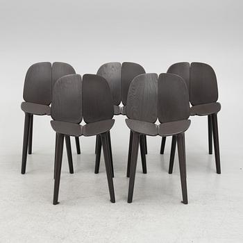 Ronan & Erwan Bouroullec, chairs 5 pcs. "MC3 OSSO", Mattiazzi, Italy, after 2011.