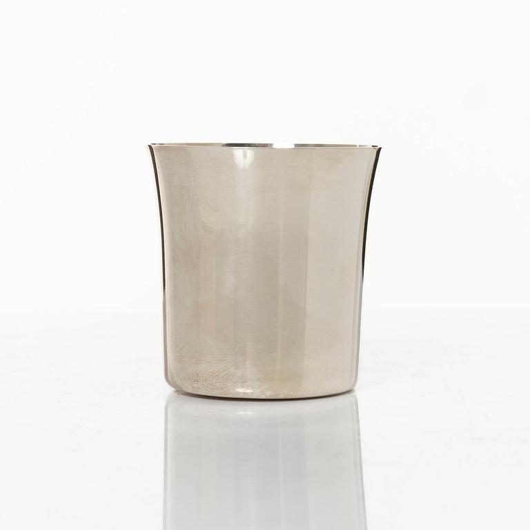 Guldsmedsaktiebolaget (GAB), a set of twelve silver beakers, Stockholm and Eskilstuna, some 1981.