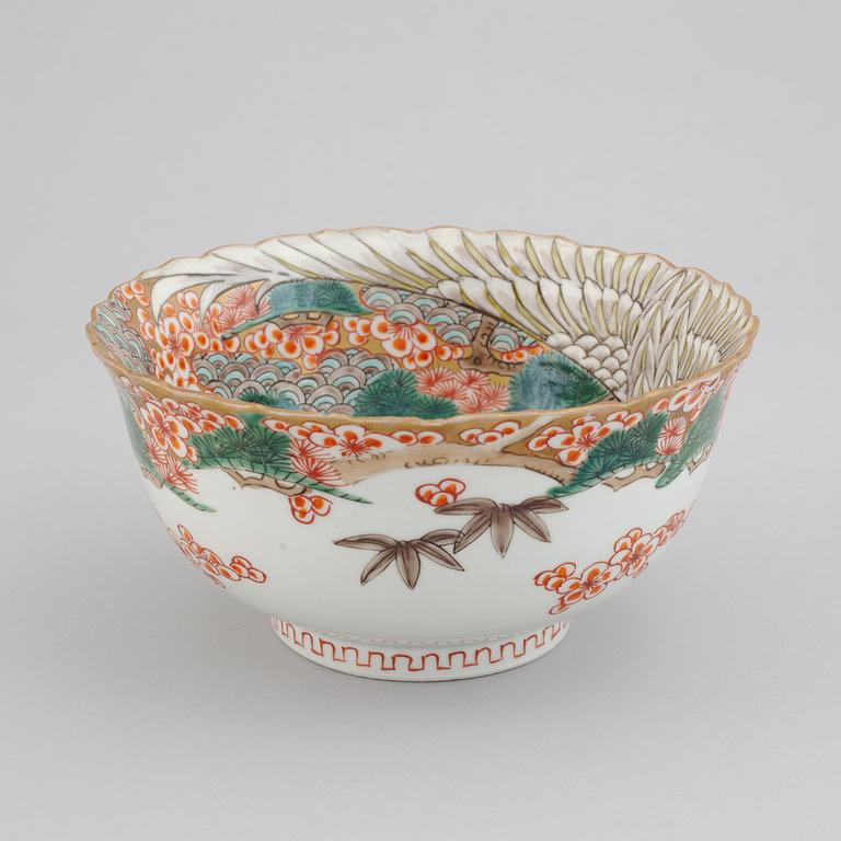 Skål, porslin. Japan, Meiji (1868-1912).