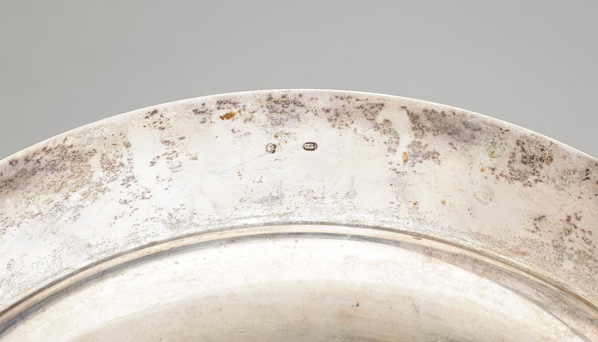 FAT, silver, otydlig stämpel, troligen Österrike-Ungern och tidigt 1900-tal. Vikt ca 840 gram.
