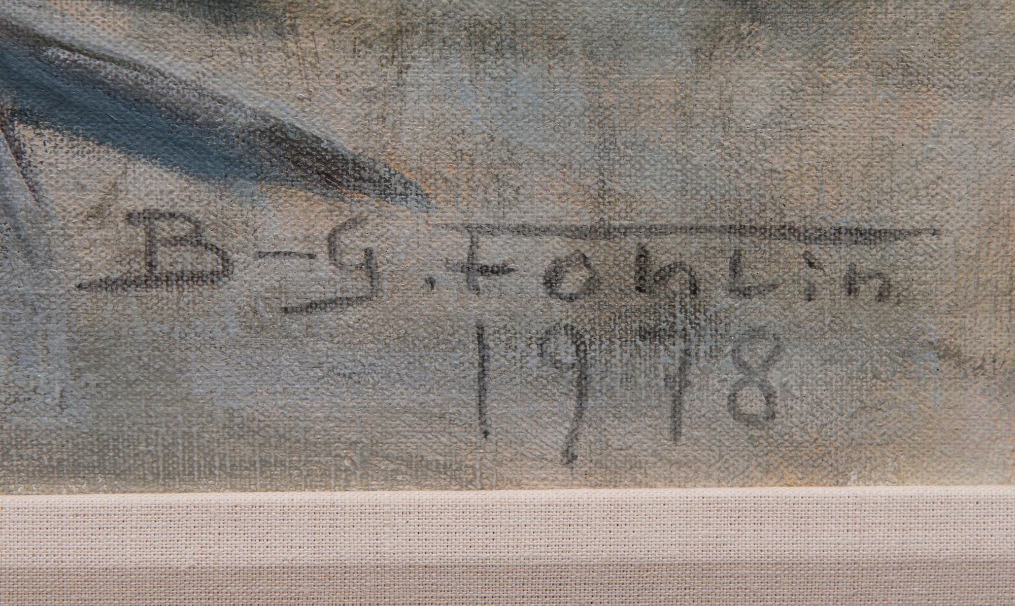 BROR GÖSTA FOHLIN, olja på duk, signerad och daterad 1978.