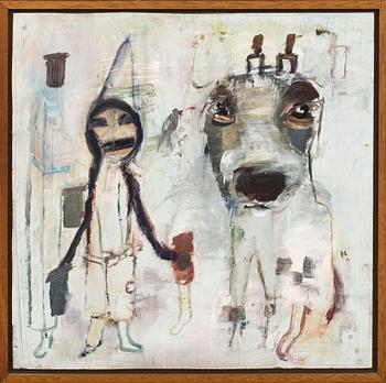 KARIN WIKSTRÖM, oil on panel signed.