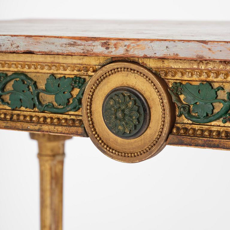 Konsolbord, Stockholmsarbete, Pehr Ljungs art, 1700-talets slut, Sengustavianskt.
