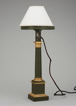 A Frensh late empire table lamp. 19th Century.