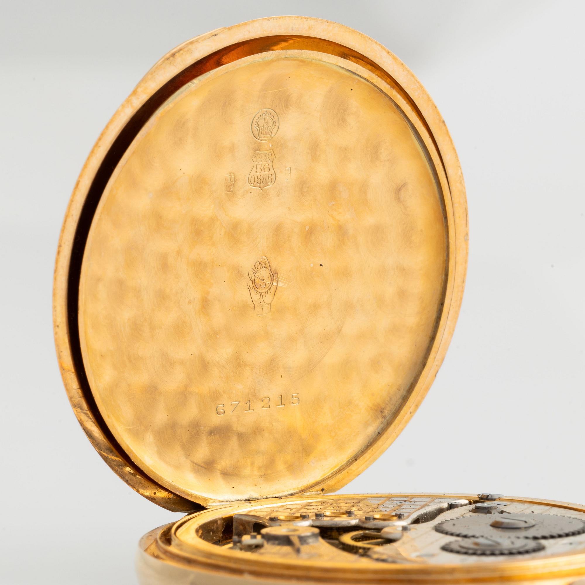 Pocket watch, 47,5 mm.