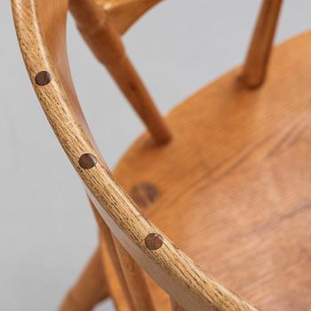 HANS J WEGNER, a "Windsor" chair for Mikael Lauersen, Denmark, 1940's.