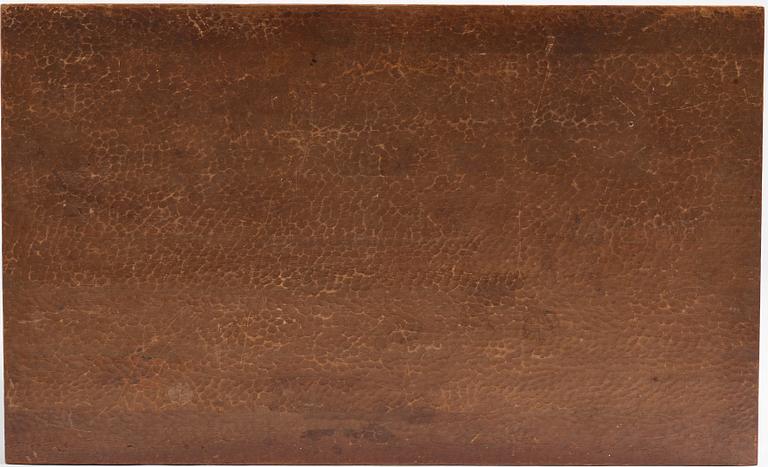 Otto Wretling, tillskrivet, skrivbord, "partner's desk", med två stolar, tidigt 1900-tal, jugend.
