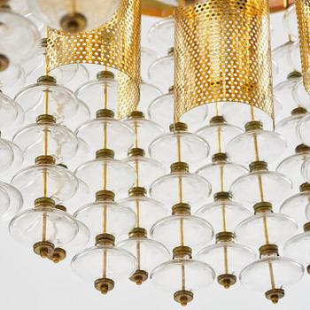 Hans-Agne Jakobsson, taklampa, "Estrella", modell "T 580", Hans-Agne Jakobsson AB, Markaryd, 1960-70-tal.