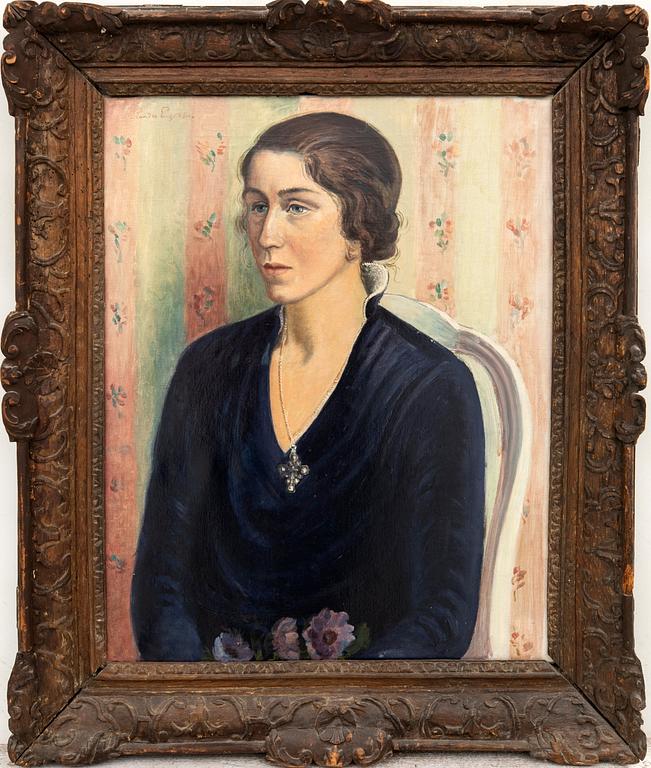 Leander Engström, Portrait of Gerda Asplund née Sellman.