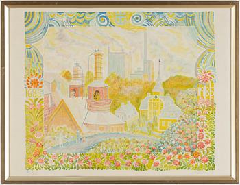 Mårten Andersson, lithograph in colours, signed XI/XL.