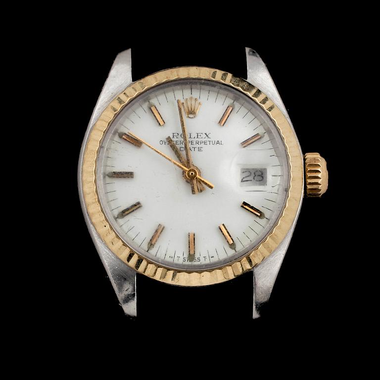 DAMARMBANDSUR, Rolex, Oyster Perpetual, Date, refnr 6917, serienr 5933172. 1978/79.