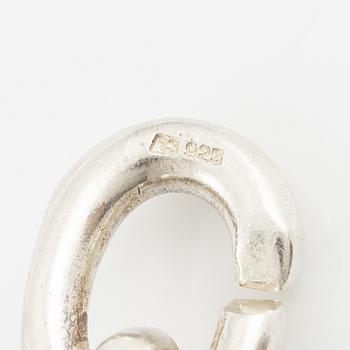 Collier, silver, ankarlänk, Danmark.