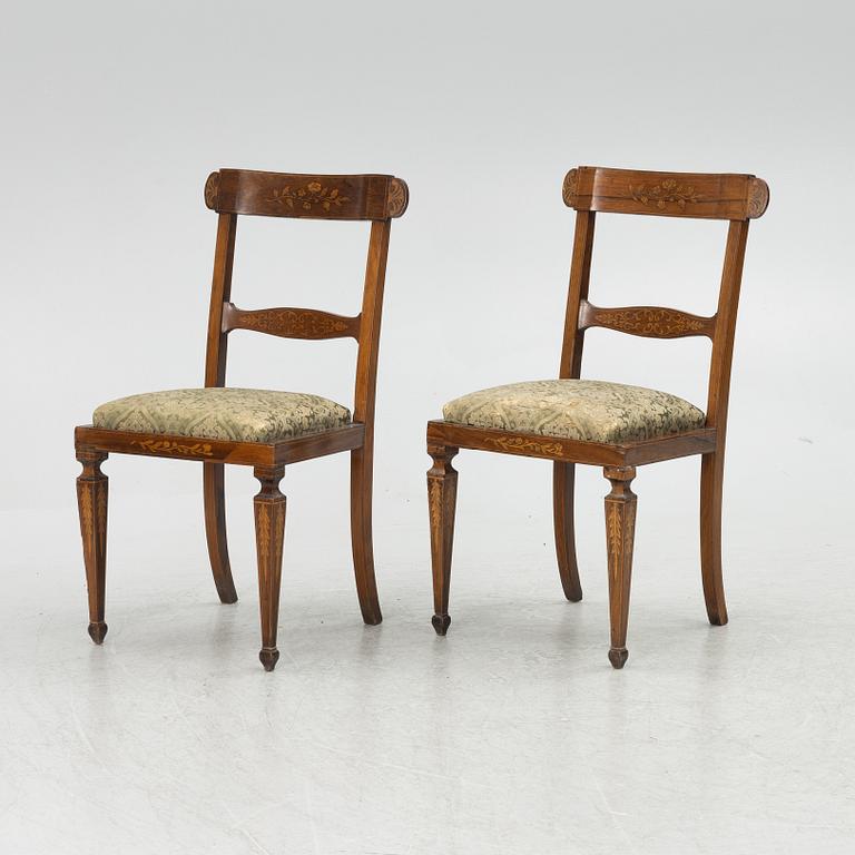 Chairs, a pair, Italy, circa 1900.