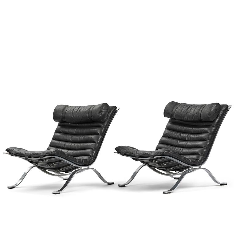 Arne Norell, fåtöljer, ett par, "Ari", Norell Möbel, Aneby, 1960-70-tal.