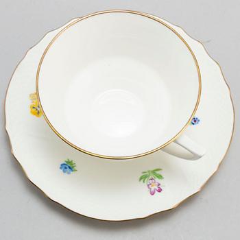 a set of 12 'Poem' teacups by Gustavsberg.