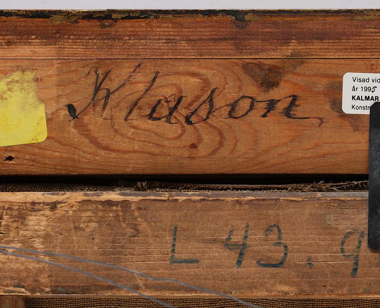 Carl Fredrik Hill, "Jordkällare med figur, Luc-sur-Mer".