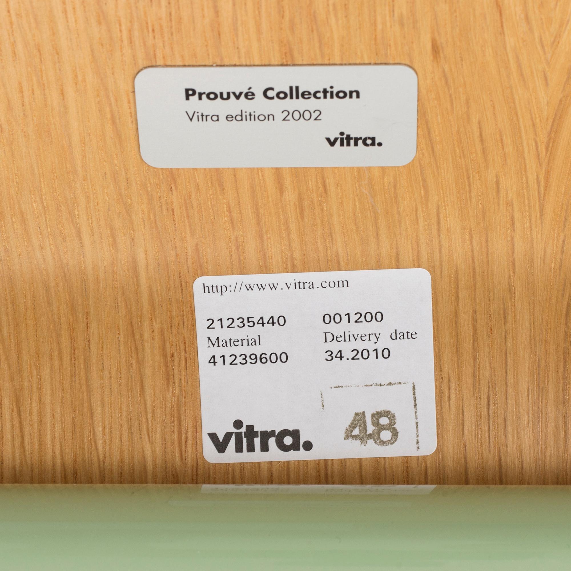 A pair of chairs, Prouvé Collection, Jean Prouvé, Vitra edition 2002.