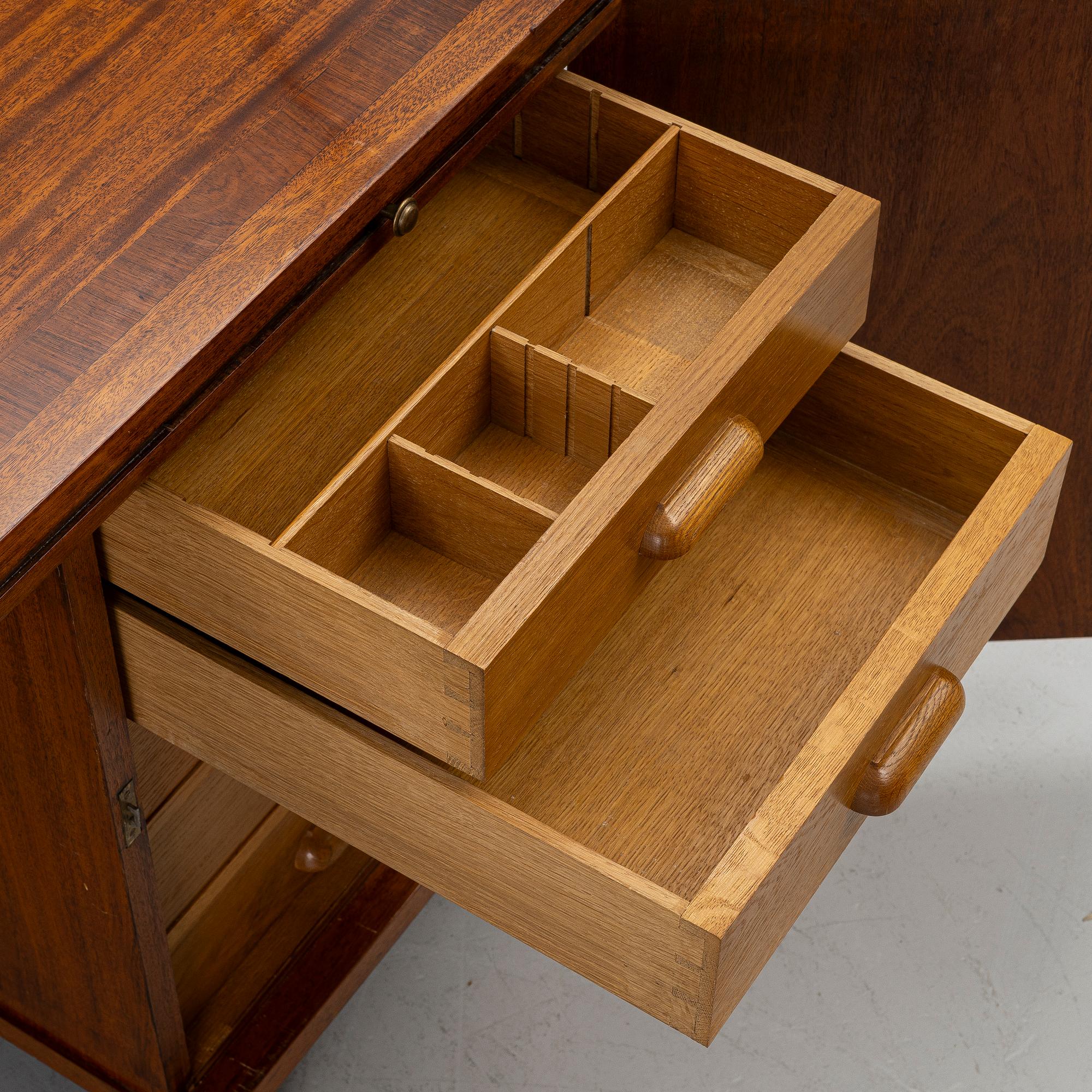 Carl Malmsten, attributed to, an imposing desk, circa late 1920s.