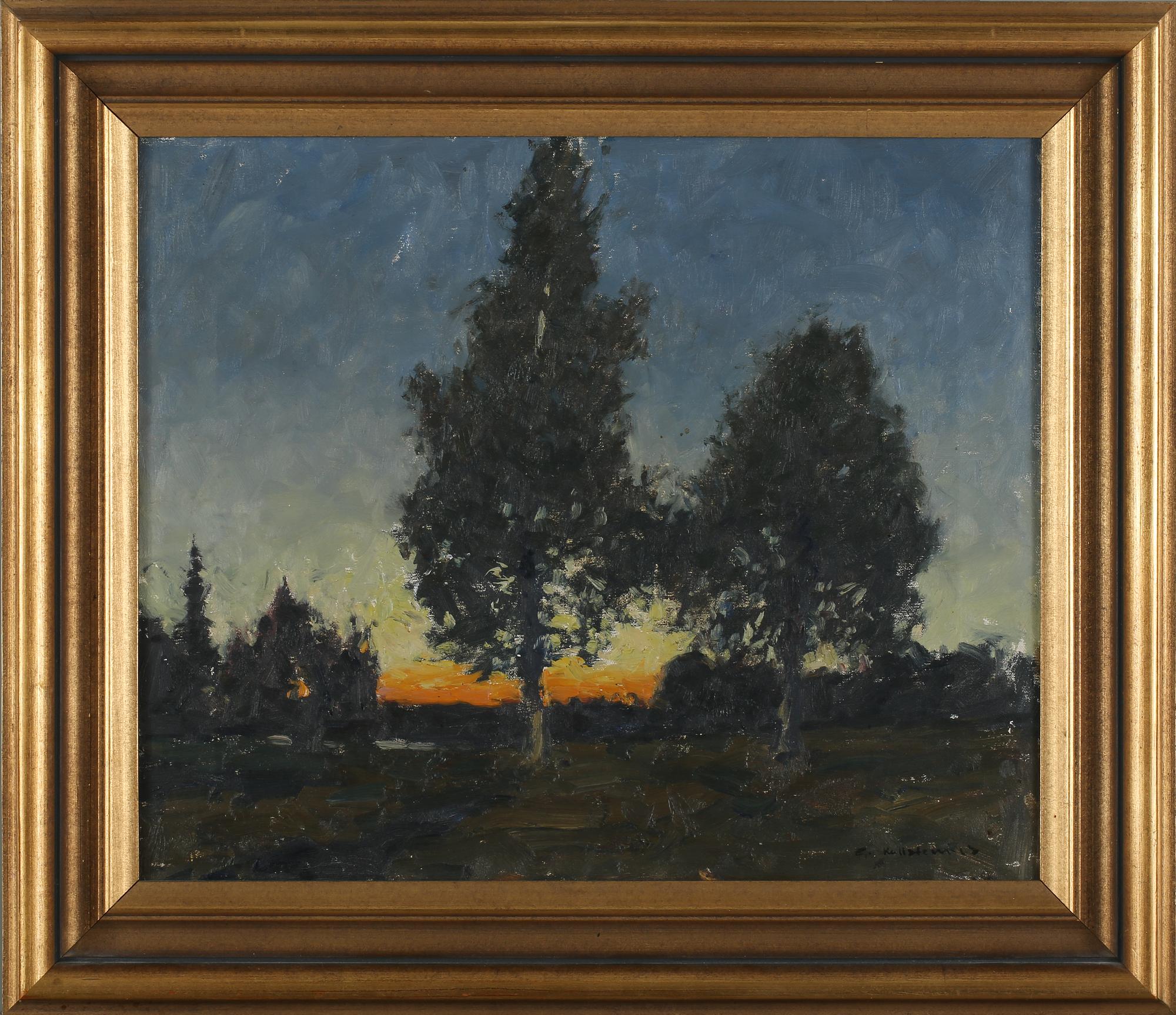 GOTTFRID KALLSTENIUS, olja på duk, signerad.