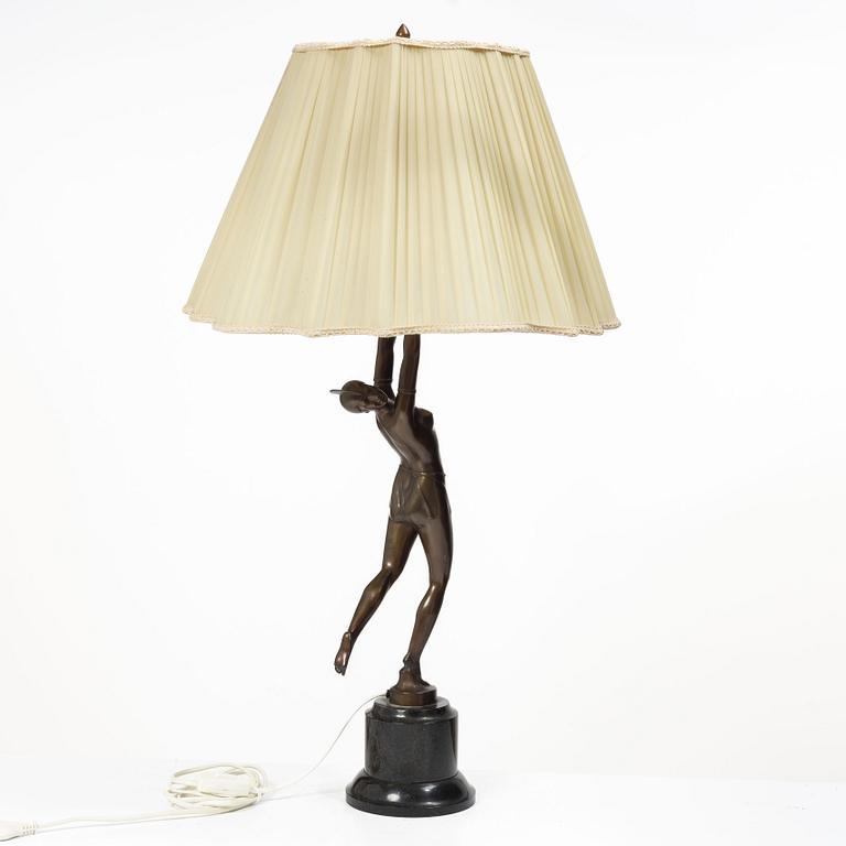 Bordslampa, Art Deco, 1920/30-tal.