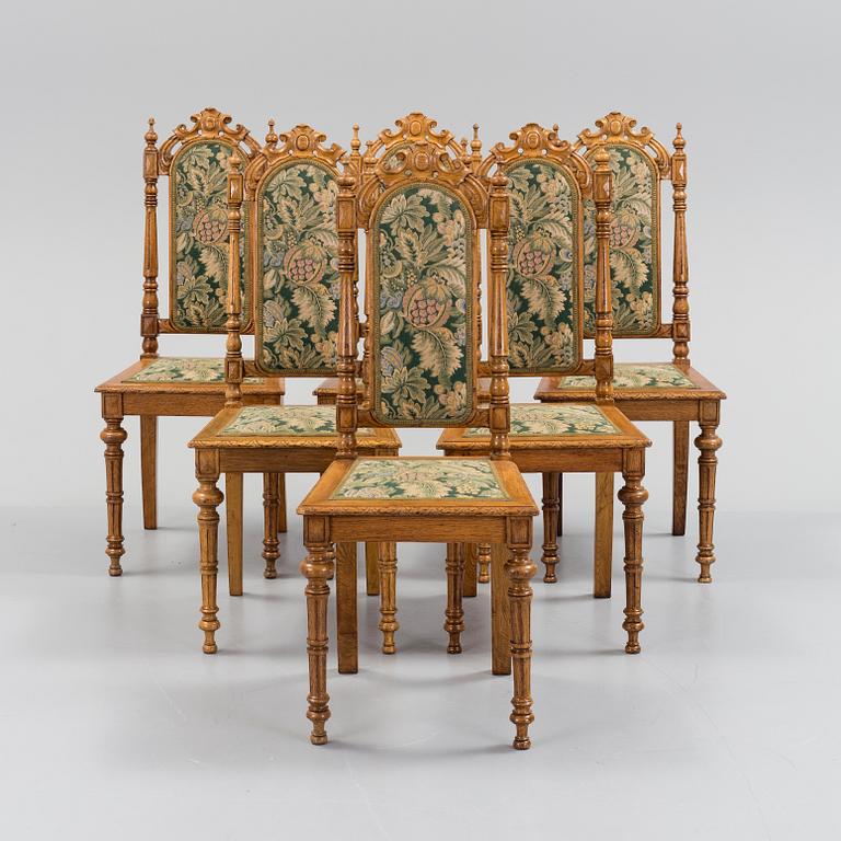 STOLAR, 6 st, nyrenässans, 1800-talets slut.