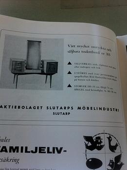 SVANTE SKOGH, toalettbord, "315", Aktiebolaget Slutarps Möbelindustri, modellen lanserad ca 1958.