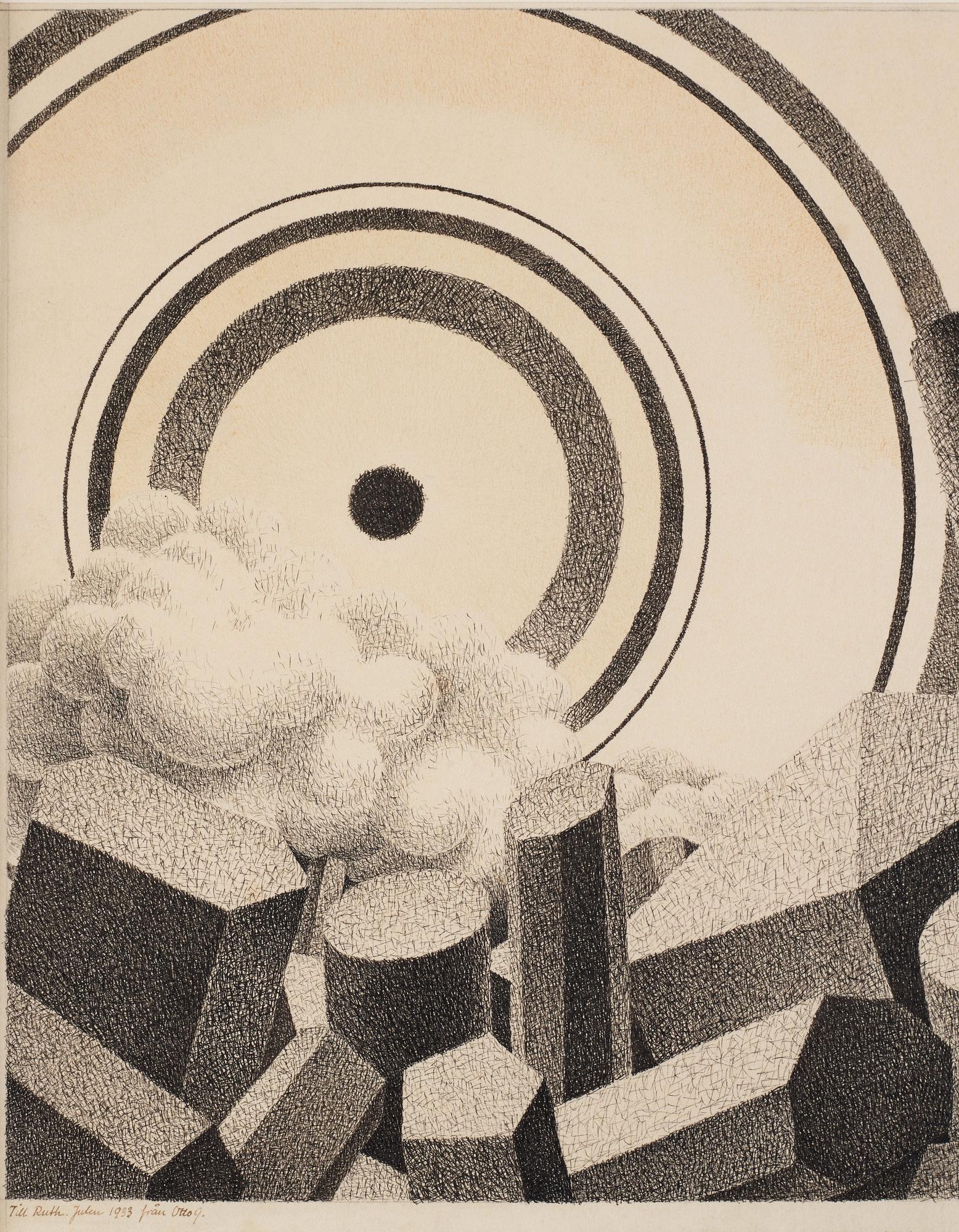 Otto G Carlsund, "Apocaplyptic landscape".