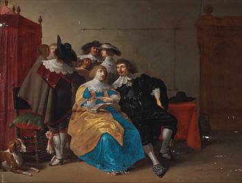 Dirck Hals, A merry company.