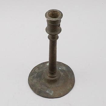 LJUSSTAKE, brons, 1500-tal.