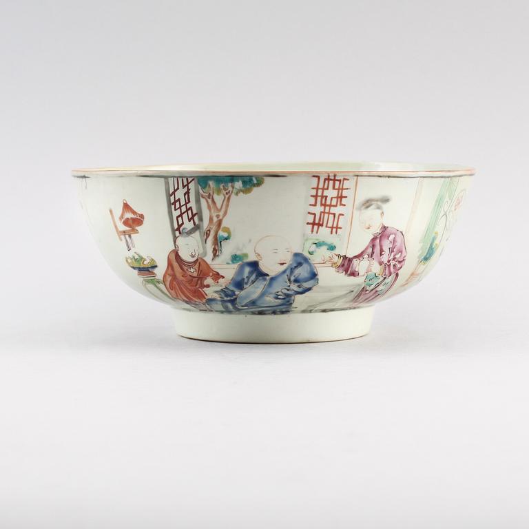 SKÅL, porslin, Kina, Qianlong 1736-1795.