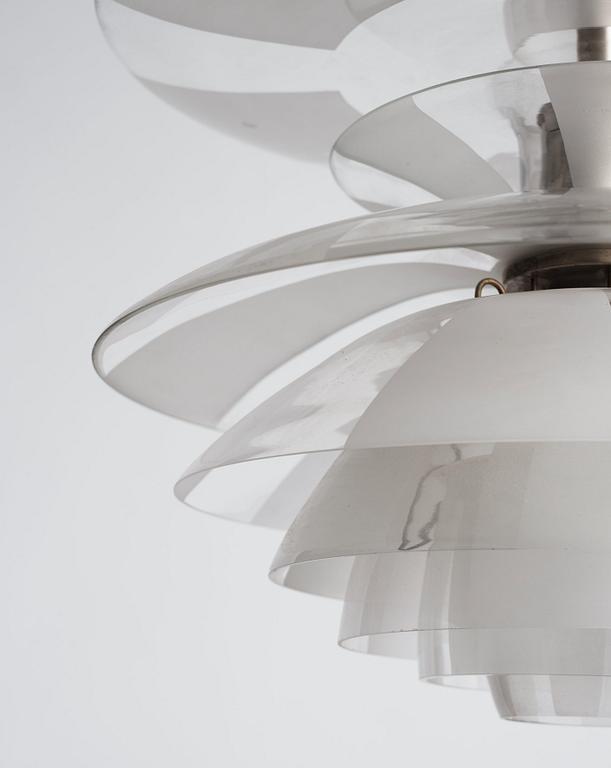 Poul Henningsen, "Septima 5", taklampa, Louis Poulsen, Danmark, ca 1929.