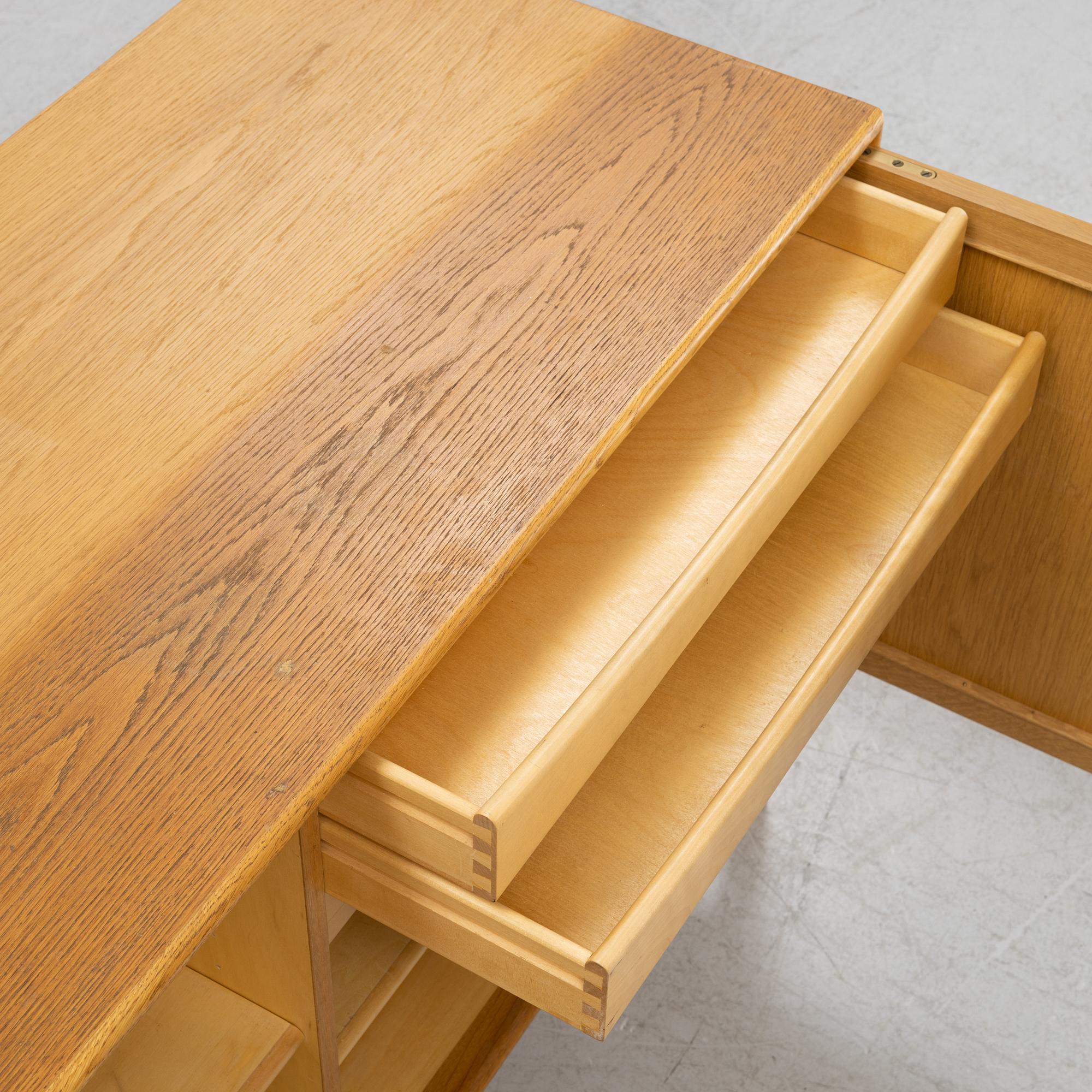 Alf Svensson, an oak-veneered sideboard, 1960's.