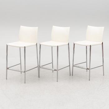 Robert Barbieri, bar stools, 3 pcs, "Lio", Zanotta, Italy.