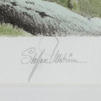 STAFFAN ULLSTRÖM, färglitografi, signerad, numrerad 178/190.