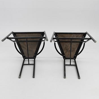 JOUKO JÄRVISALO, A set of two 'Soda' bar chairs by Inno Interior. 1988.