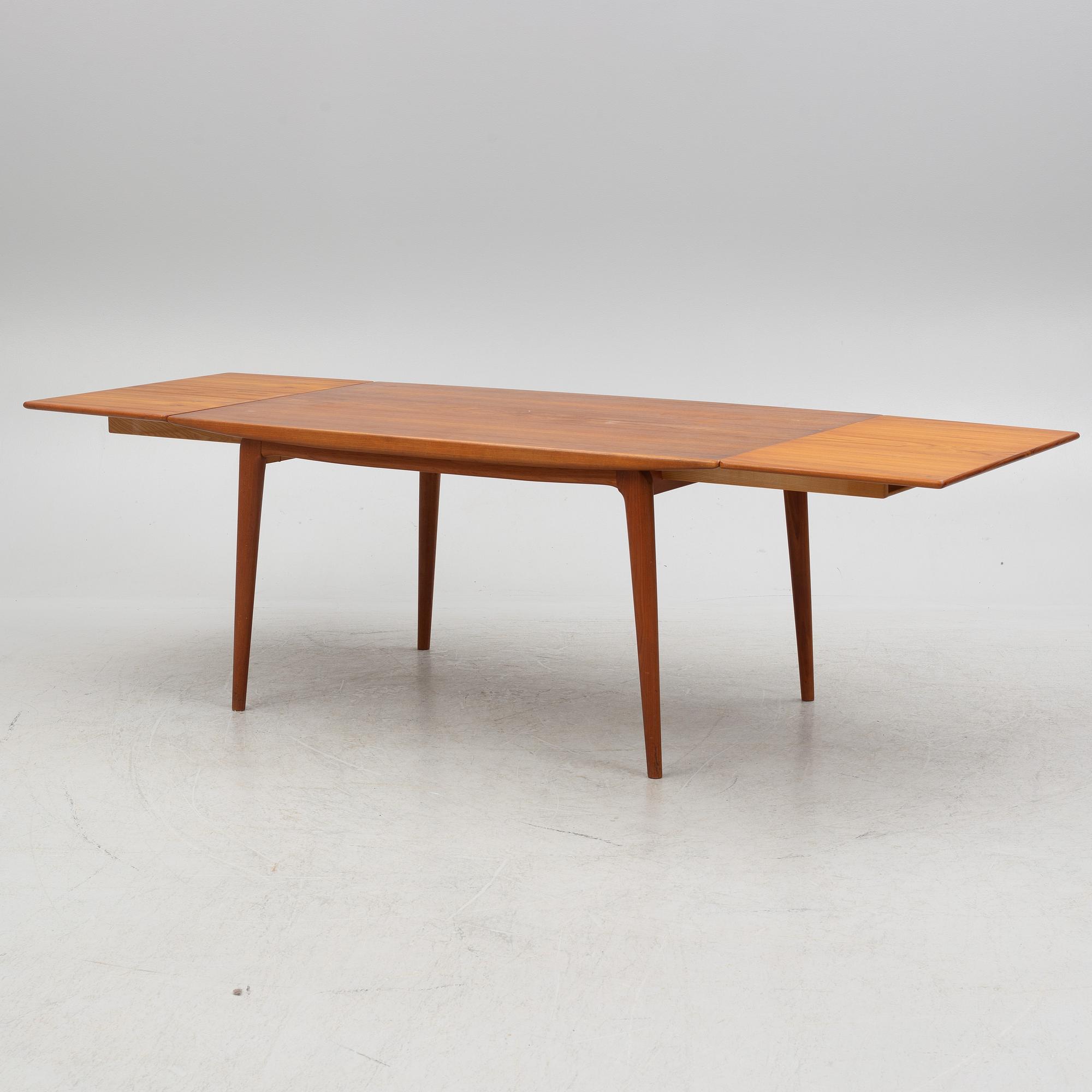 Alfred Christensen, matbord modell "371/ Boomerang",  Slagelse Møbelvaerk A/S, Danmark, 1963.