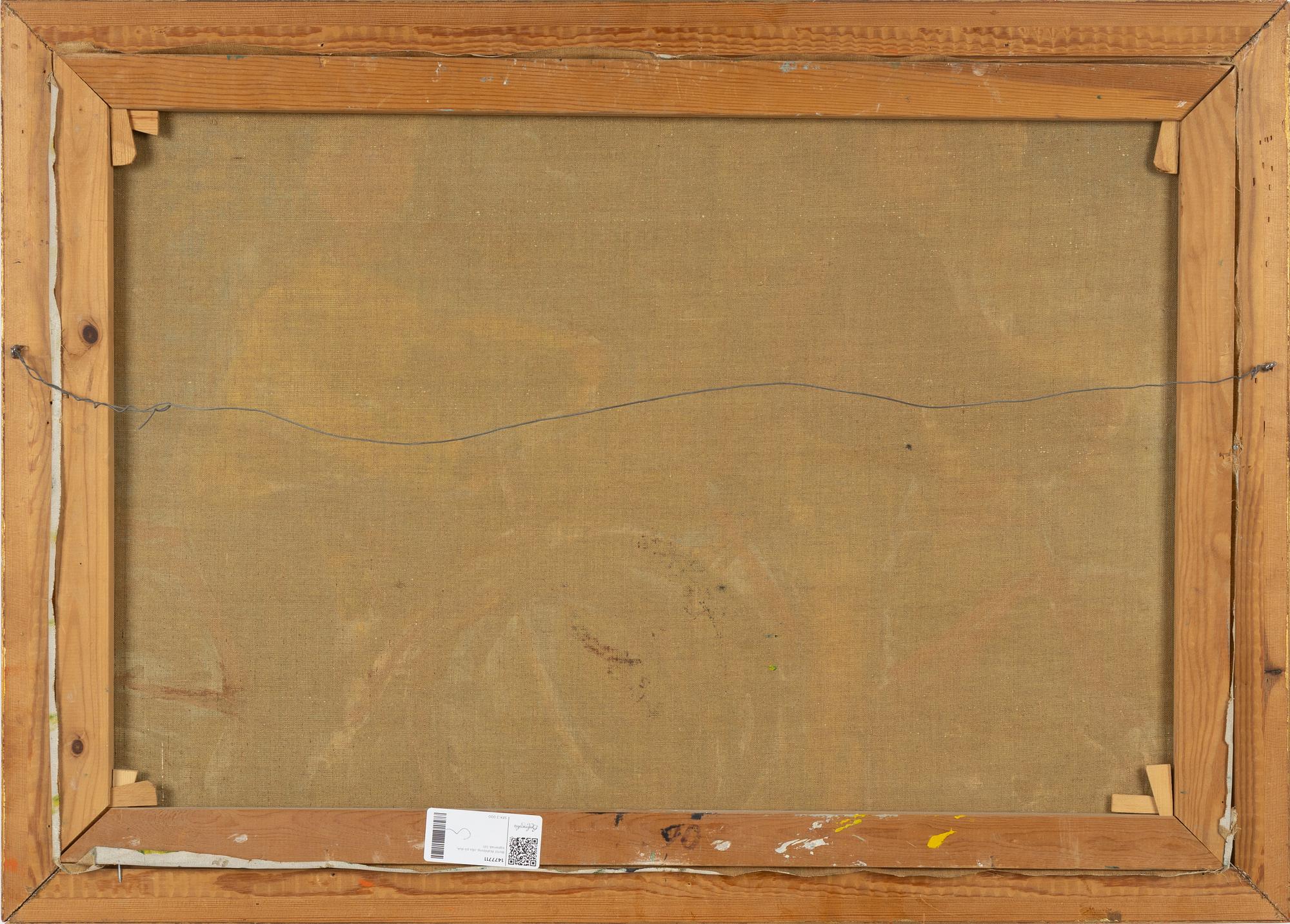 Bertil Wahlberg, oil on canvas, signed.