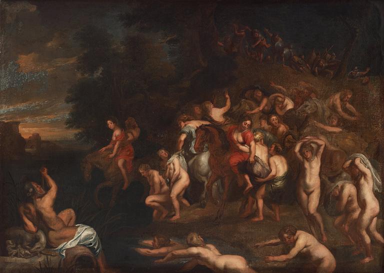 ITALIAN ARTIST 17TH CENTURY, The Rape of the Sabine Women.